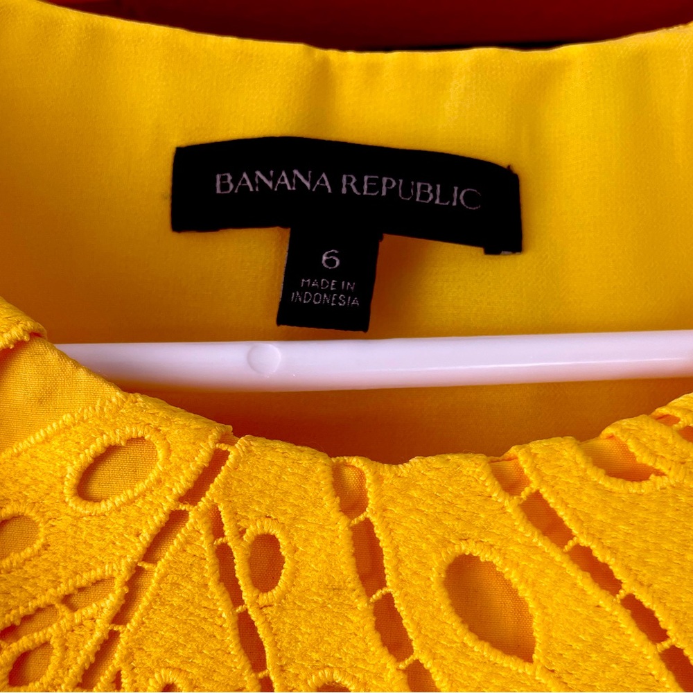 Banana Republic 6 Yellow Dress - Picture 2 of 8